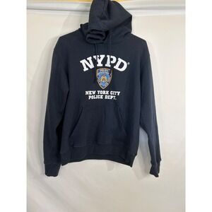 NYPD‎ Hoodie New York Police Department Blue Size Small Hoodie Vintage